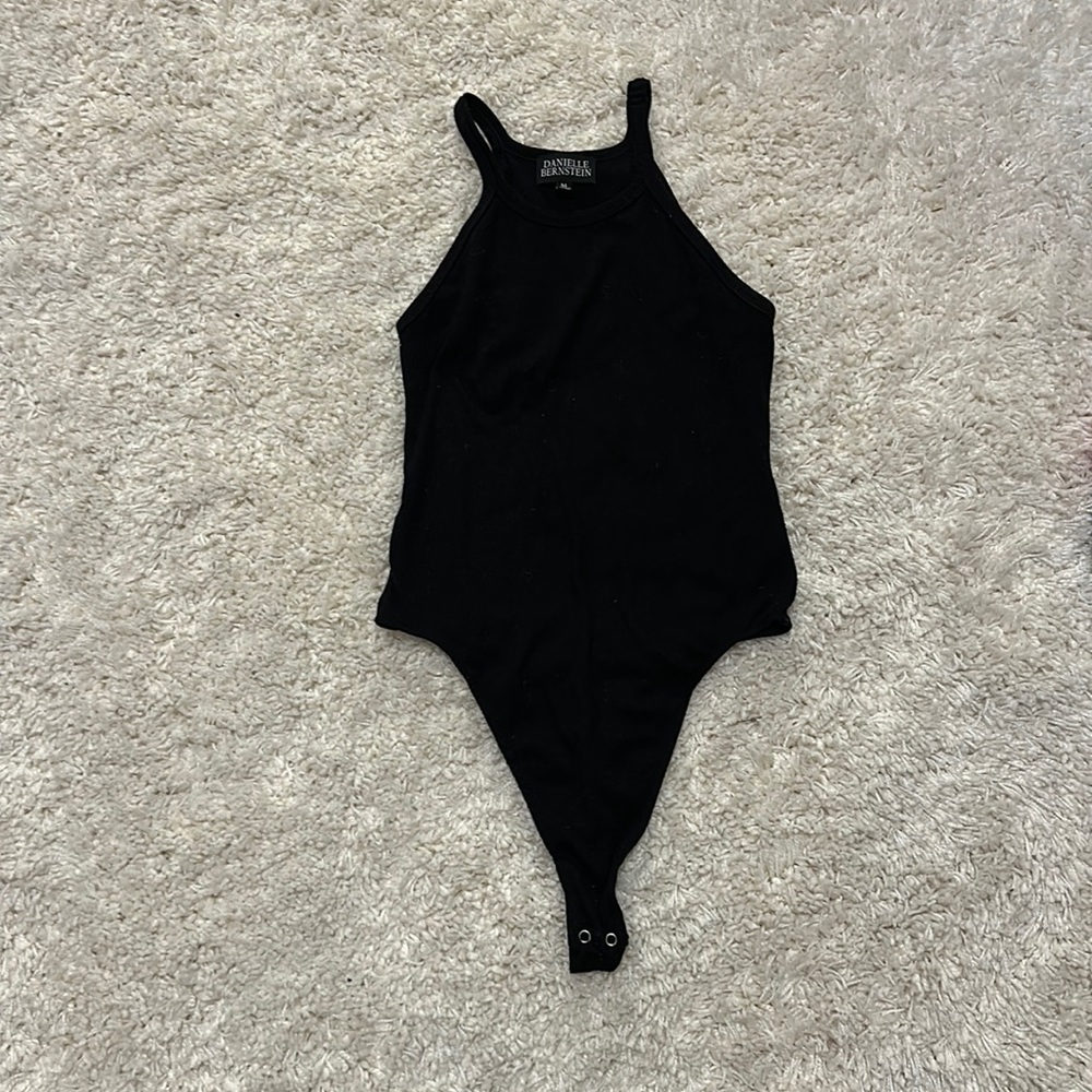 Black Danielle Bernstein bodysuit